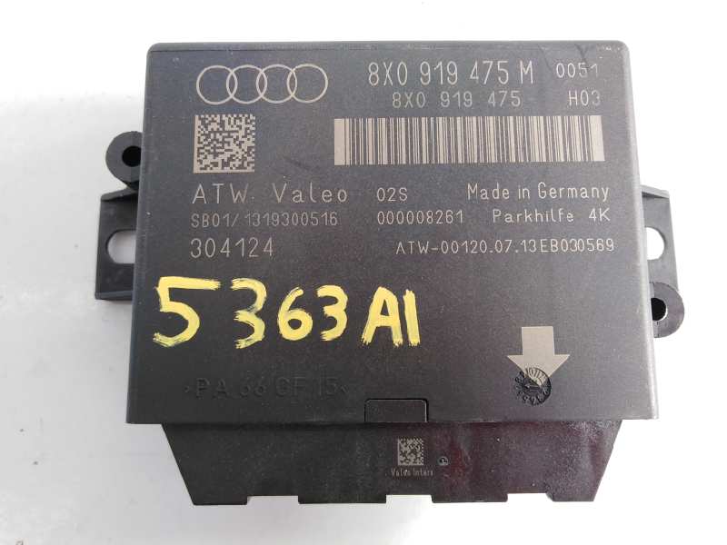 AUDI A7 C7/4G (2010-2020) Другие блоки управления 8X0919475M, E2-A1-4-7 18416390