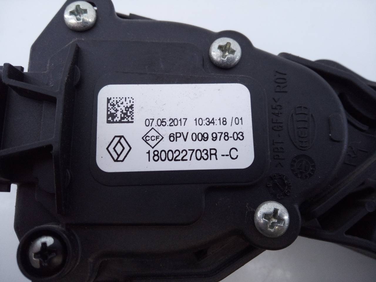 DACIA Logan 2 generation (2013-2020) Throttle Pedal 180022703R, 6PV00997803, E1-A1-39-1 20964982