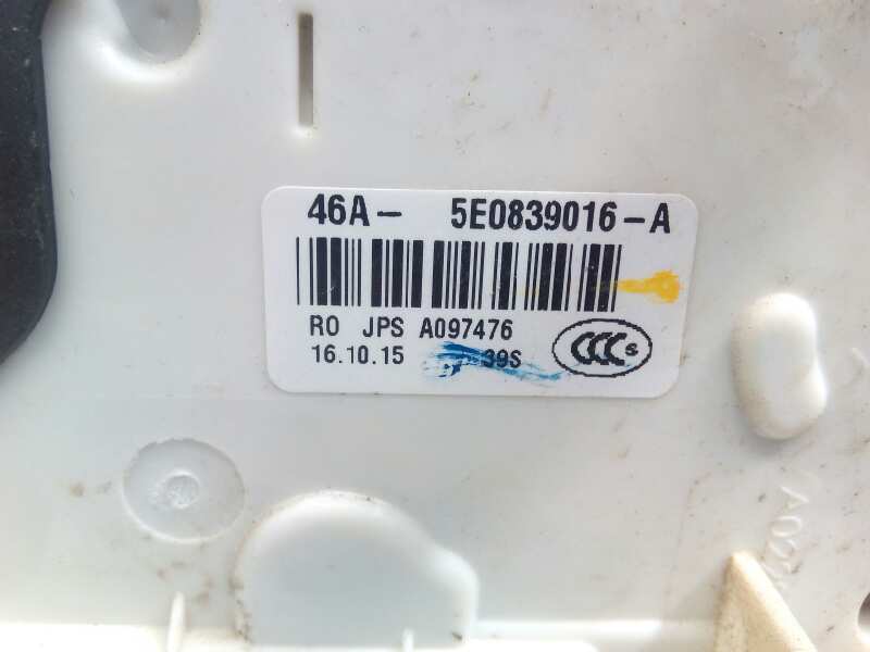 VOLKSWAGEN Passat B8 (2014-2023) Rear Right Door Lock 5E0839016A,E1-B6-4-2 18395585