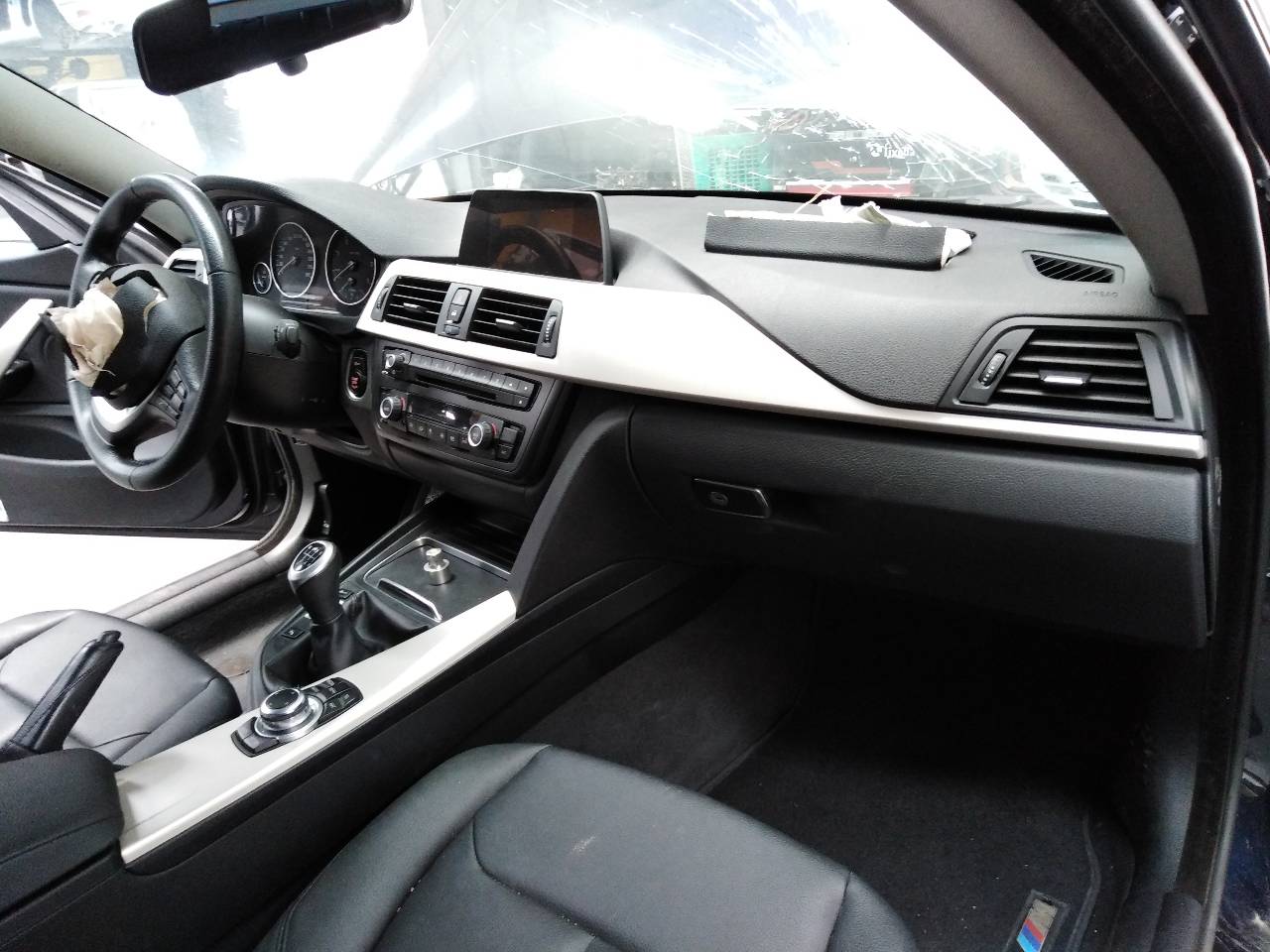 BMW 4 Series F32/F33/F36 (2013-2020) Galinių kairių durų stiklo pakelėjas 23284849