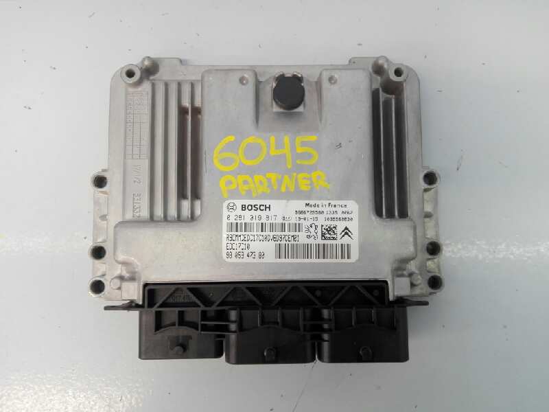 CHEVROLET Partner 2 generation (2008-2023) Motorkontrolenhed ECU 9805947380,0281019817,E3-B2-25-3 18459353