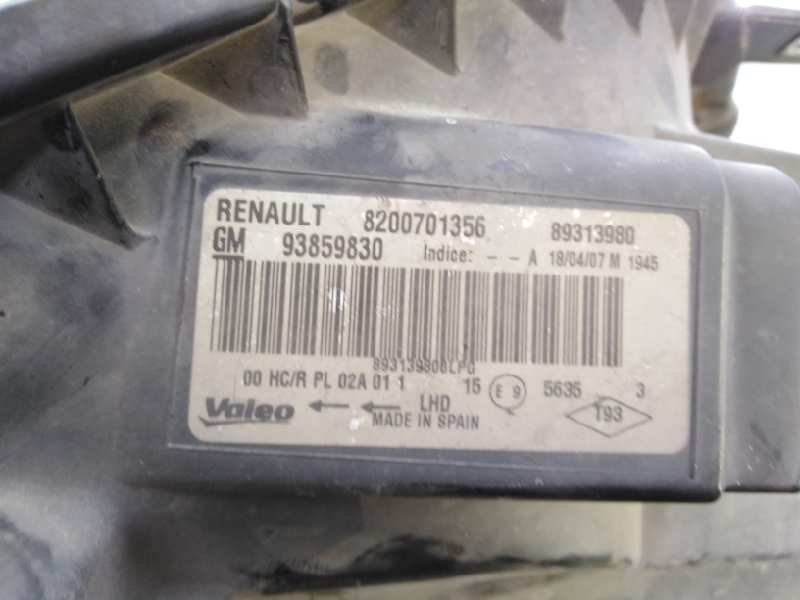 RENAULT Ducato Фара передняя правая 8200701356, 93859830, E1-A1-27-2 18632832