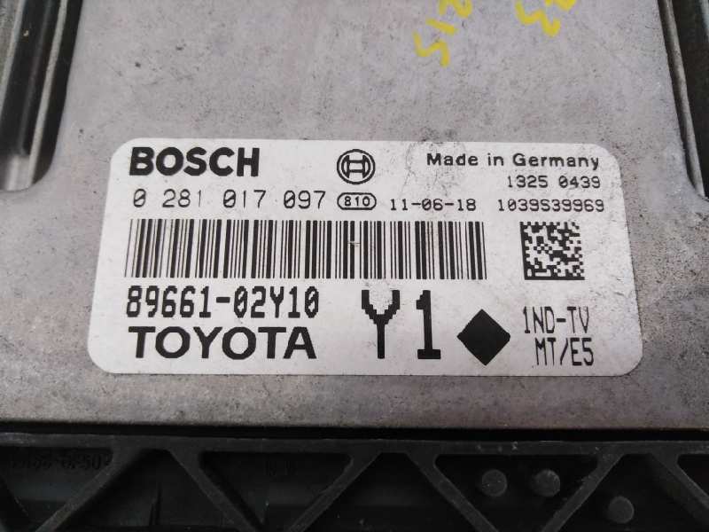 TOYOTA Auris 2 generation (2012-2015) Moottorin ohjausyksikkö ECU 8966102Y10,0281017097,E3-B2-7-3 18657815