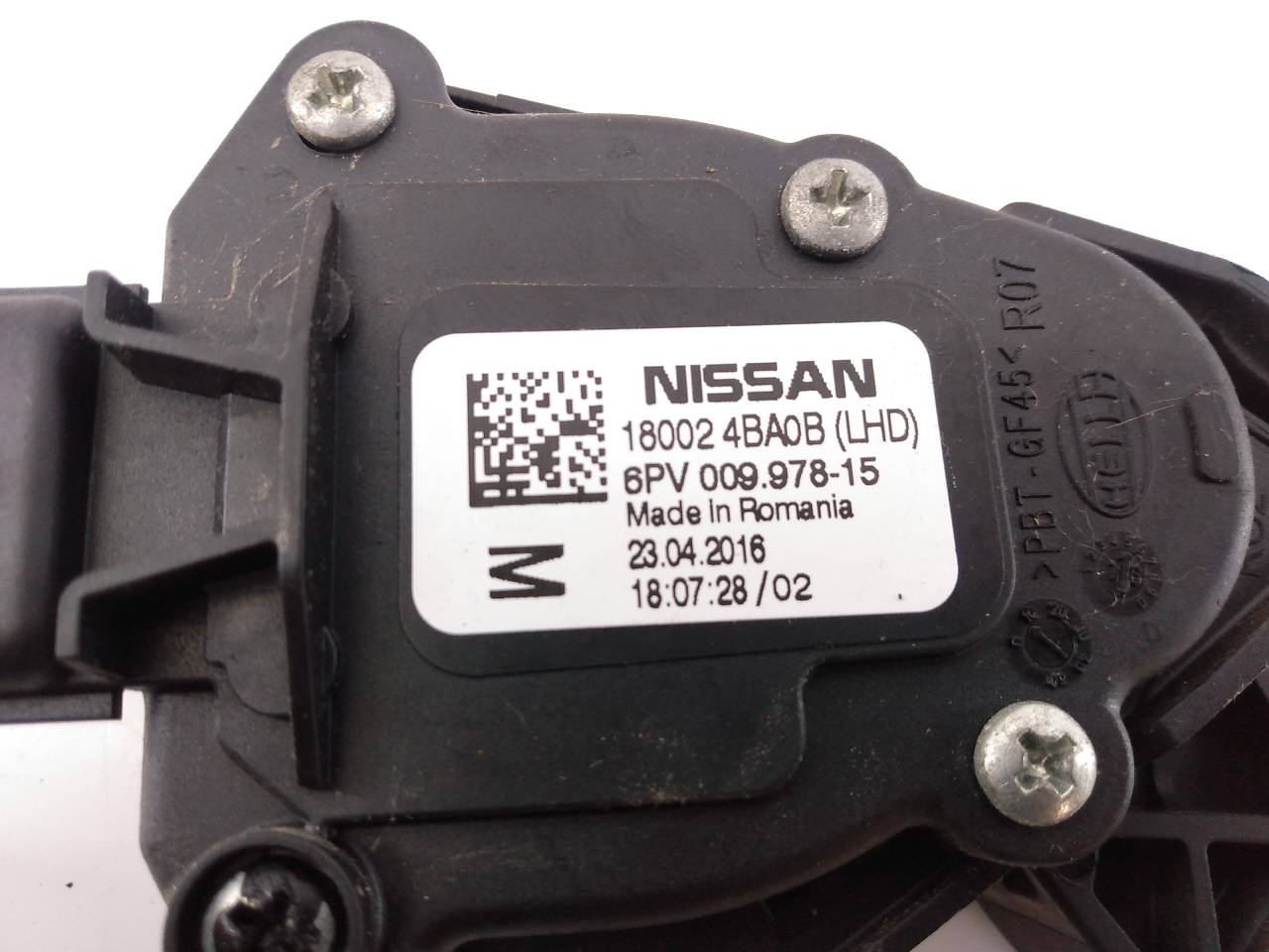 NISSAN Qashqai 2 generation (2013-2023) Throttle Pedal 180024BA0B, 6PV00997815, E3-B4-33-4 18765957