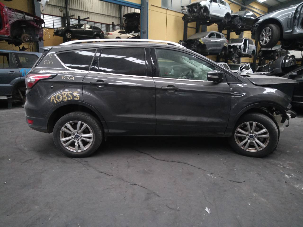 FORD Kuga 2 generation (2013-2020) Стеклоподъемник задней правой двери JS52826P4, CJ54S27000BH, E2-B4-44-1 21800307