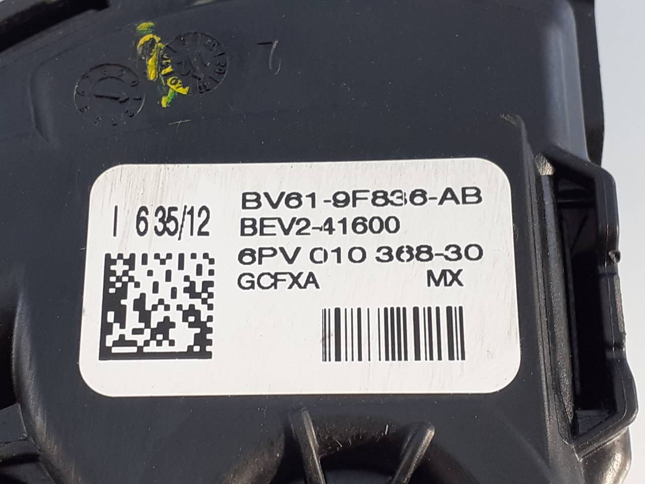 FORD Focus 3 generation (2011-2020) Педаль газа BV619F836AB,E3-B3-25-1 18760064