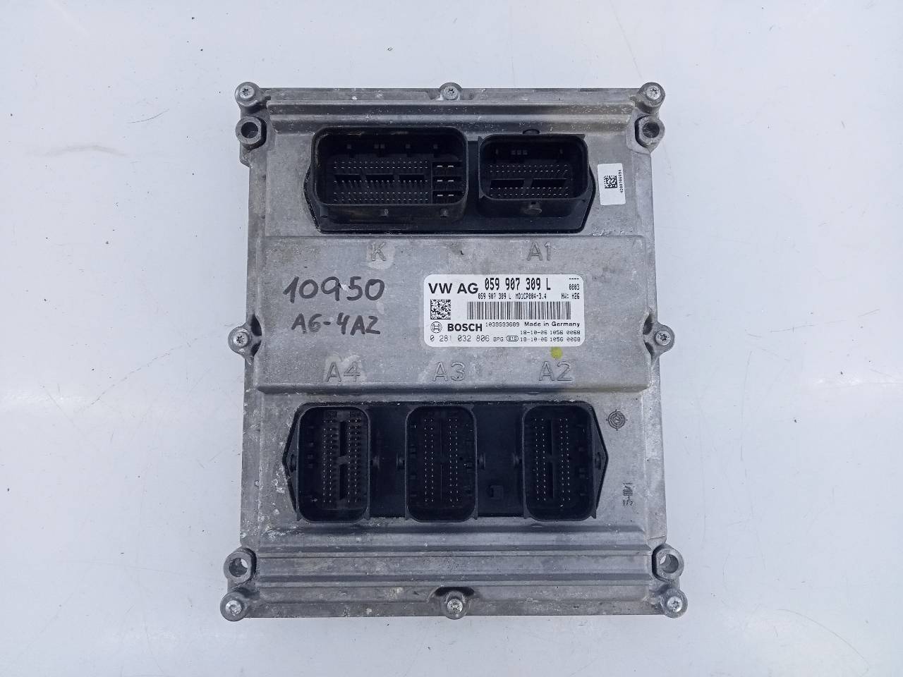 AUDI A6 C4/4A (1994-1997) Engine Control Unit ECU 059907309L,E2-A1-35-3 20963682