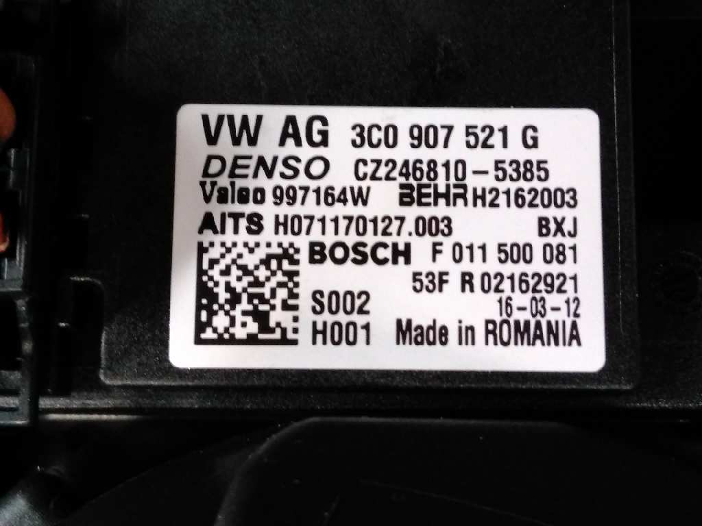 AUDI Q3 8U (2011-2020) Sildītāja ventilators 3C0907521G, E2-A1-24-1 18608008