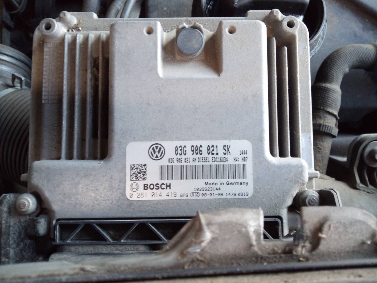 OPEL Toledo 3 generation (2004-2010) Moottorin ohjausyksikkö ECU 03G906021SK 21116956