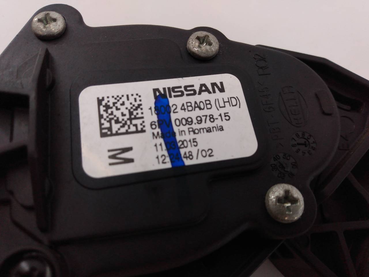 NISSAN Qashqai 2 generation (2013-2023) Throttle Pedal 180024BA0B, E3-B4-33-4 18765576