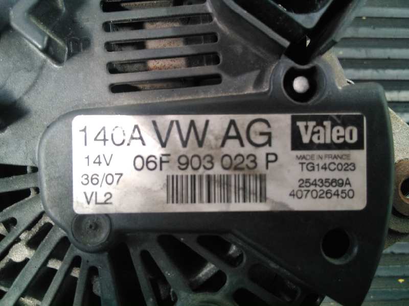 AUDI TT 8J (2006-2014) Generatorius 06F903023P,P3-B6-10-3 18447554