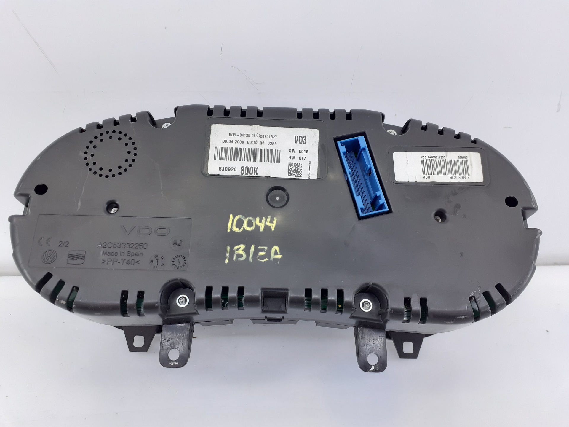 DODGE Ibiza 4 generation (2008-2017) Speedometer 6J0920800K, E2-A1-25-3 20954744