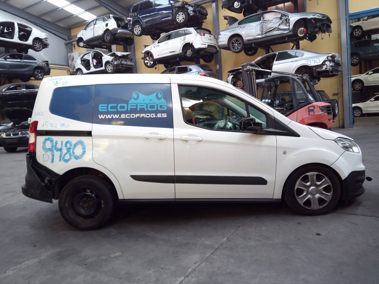 FORD Tourneo Courier 1 generation (2014-2024) Priekinių kairių durų spyna 18755697