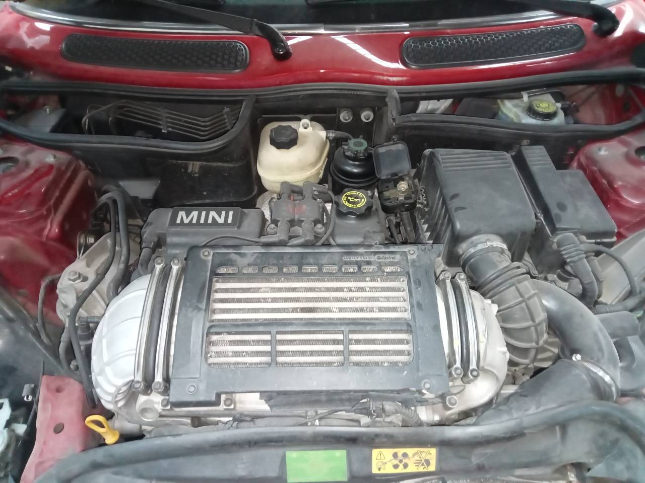 MINI Cabrio R52 (2004-2008) Kitos variklio skyriaus detalės 23299724
