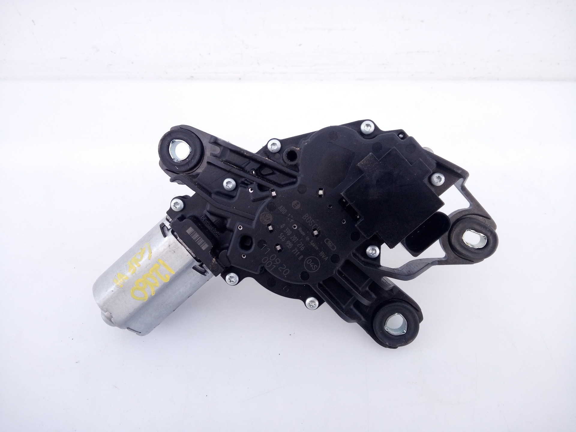 CHEVROLET Golf 6 generation (2008-2015) Bagāžas nodalījuma loga tīrītāja motorīts 0390201216, E1-A5-43-1 24100109