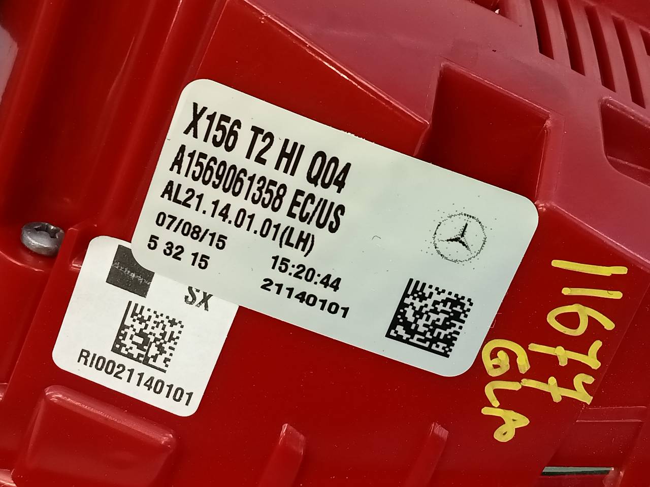 MERCEDES-BENZ GLA-Class X156 (2013-2020) Vänster Baklucka Bakljus A1569061358,E1-A2-51-1 21827787