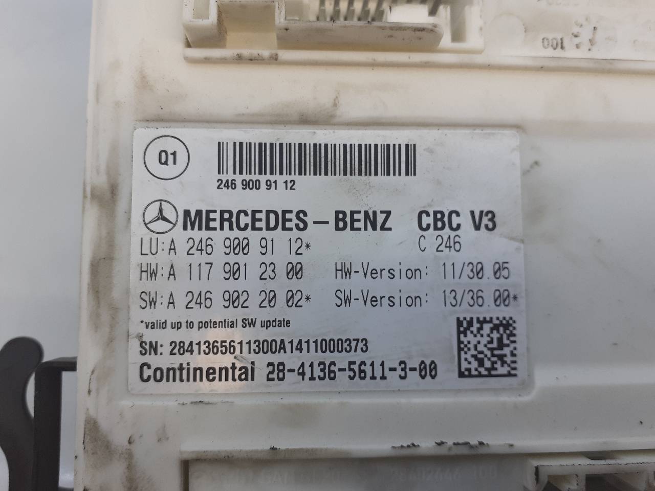 MERCEDES-BENZ A-Class W176 (2012-2018) Other Control Units A2469009112, 2841365611300 24485937