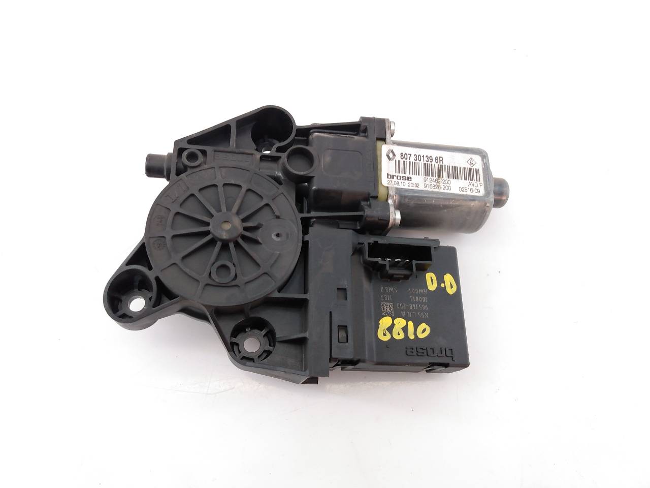 RENAULT Megane 3 generation (2008-2020) Front Right Door Window Control Motor 807301396R, 0130822478, E1-A1-40-2 18767483