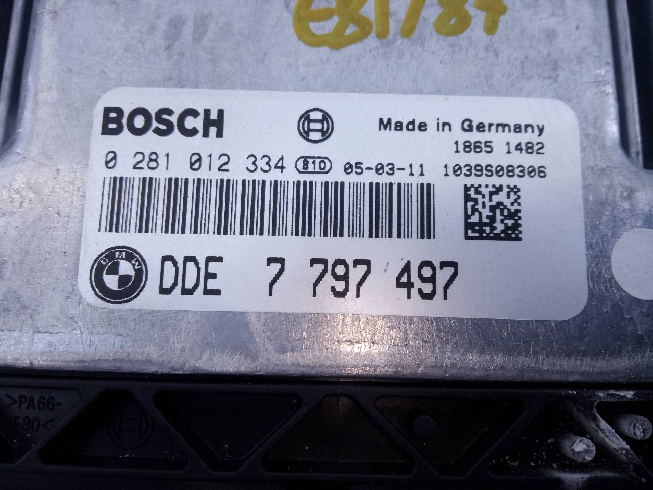 BMW 1 Series F20/F21 (2011-2020) Engine Control Unit ECU 7797497, 0281012334, E3-A2-39-3 21792763