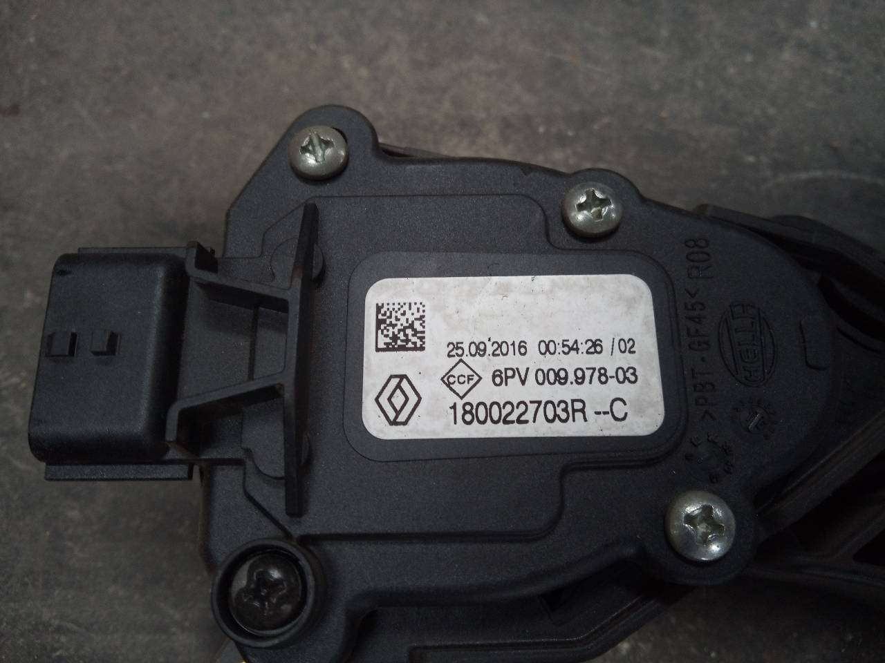 DACIA Logan 2 generation (2013-2020) Throttle Pedal 180022703R, 6PV00997803 21622626