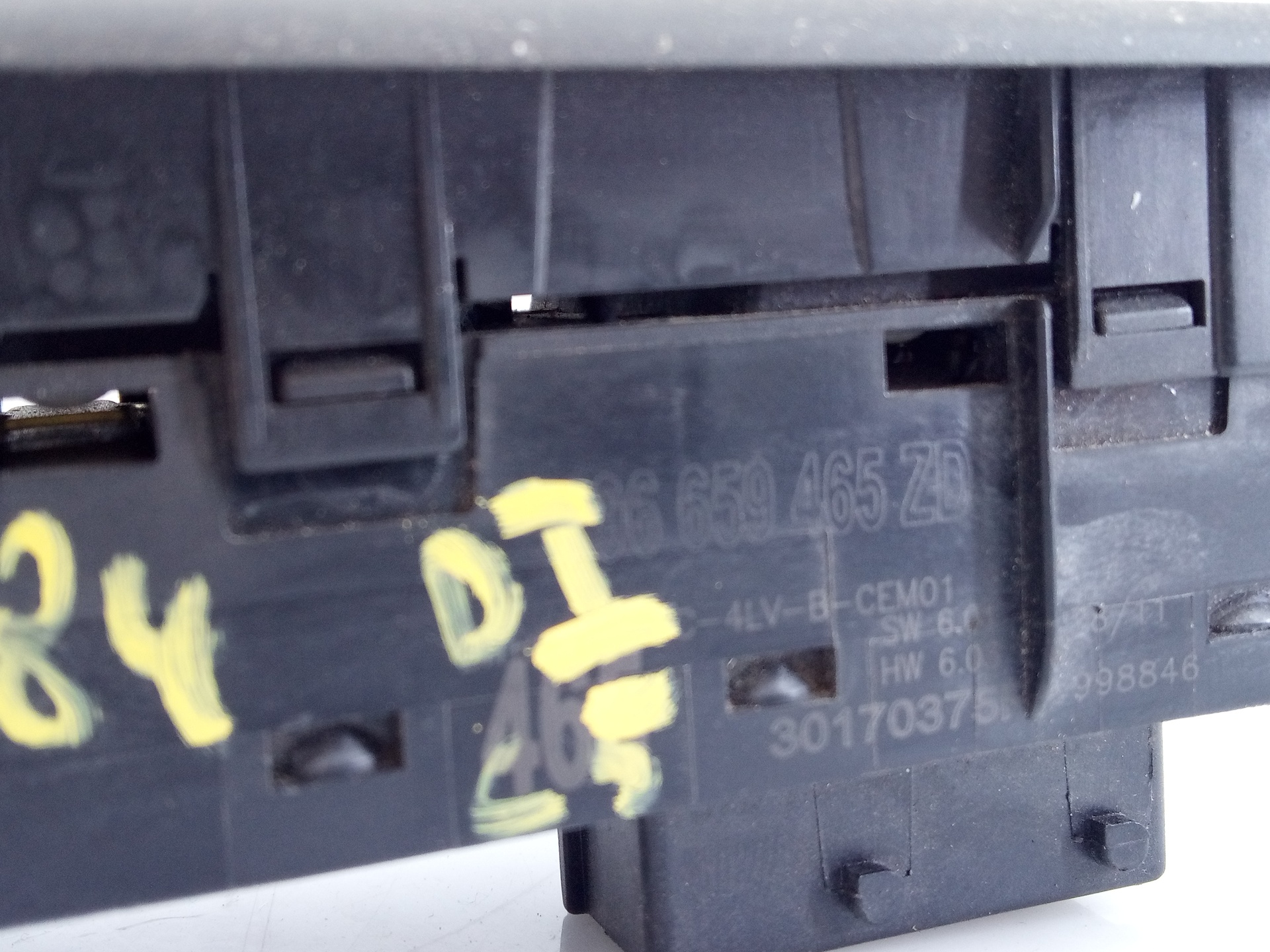 CITROËN C5 2 generation (2008-2017) Front Left Door Window Switch 96659465ZD,30170375R,E3-B2-24-1 21799273