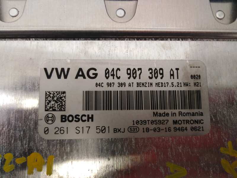 SEAT Arona 1 generation (2017-2024) Moottorin ohjausyksikkö ECU 04C907309AT,0261S17501,E2-A1-4-1 18629225