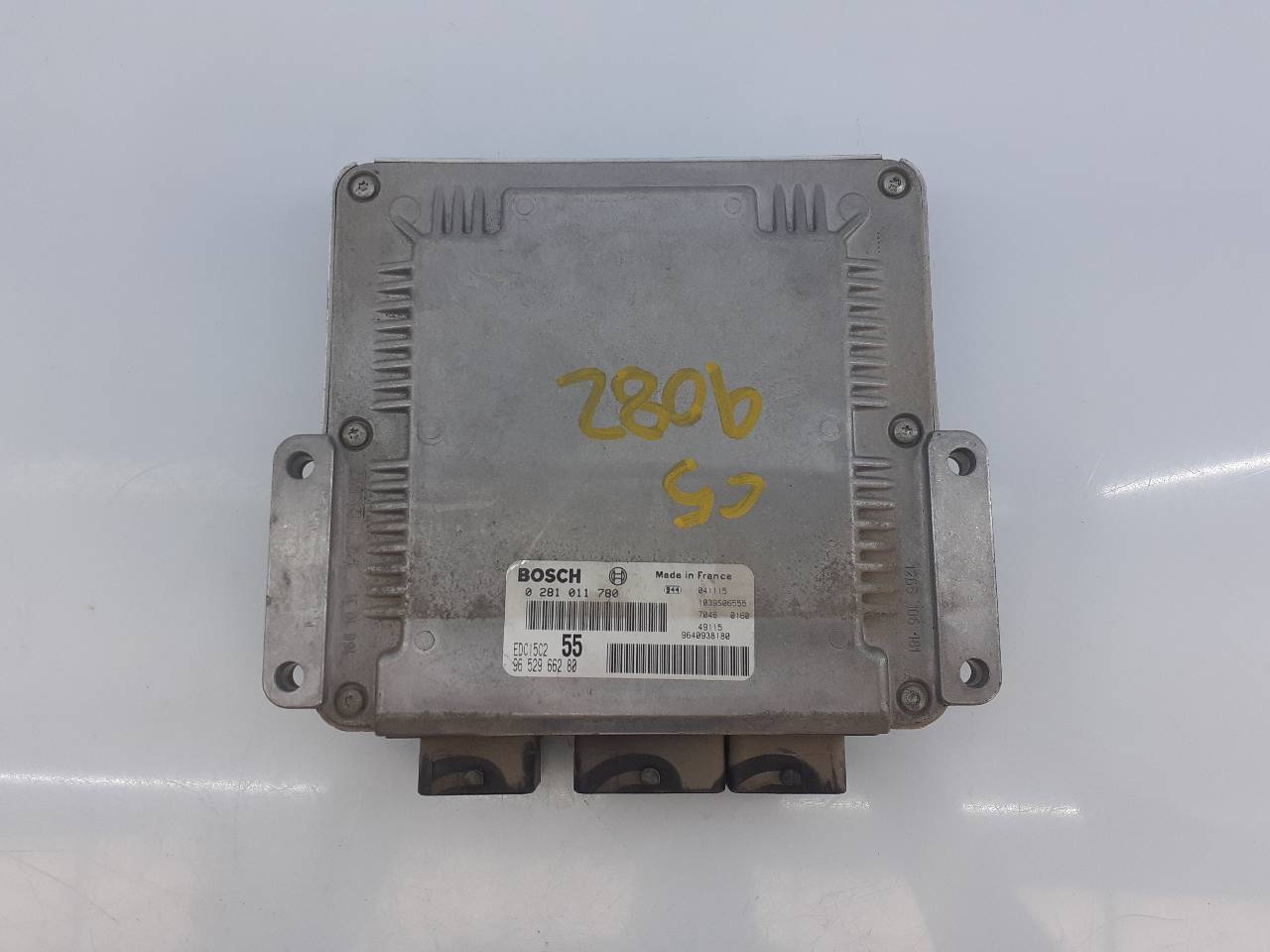 CITROËN C5 1 generation (2001-2008) Engine Control Unit ECU 0281011780,9652966280,E3-B2-9-3 18730155