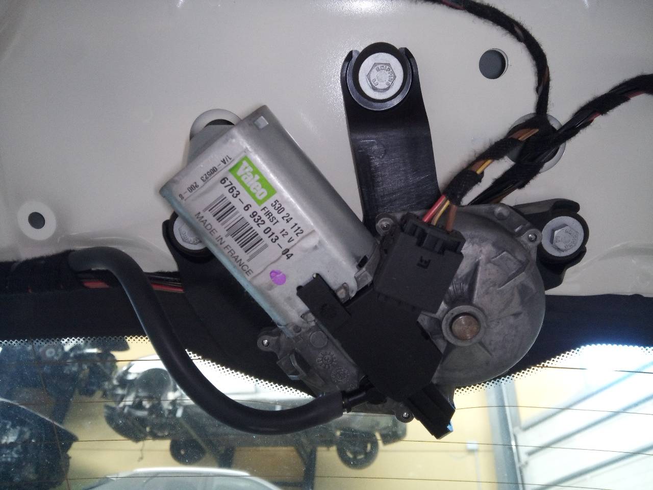 MINI Cooper R56 (2006-2015) Galinio dangčio (bagažinės) valytuvo varikliukas 53024112, 6763693201304 24086324