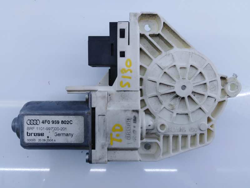 DODGE A6 C6/4F (2004-2011) Rear Right Door Window Control Motor E1-B6-4-4, 4F0959802C 18404135