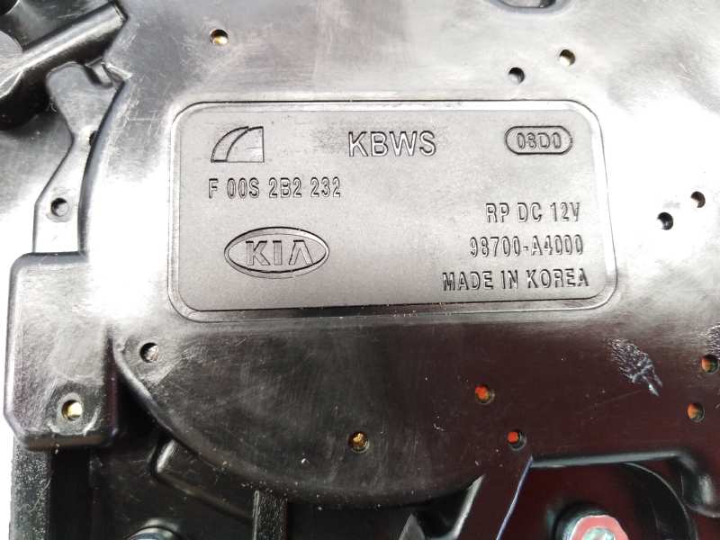 KIA Carens 3 generation (RP) (2013-2019) Galinio dangčio (bagažinės) valytuvo varikliukas 98700A4000, E2-B5-15-2 18443515