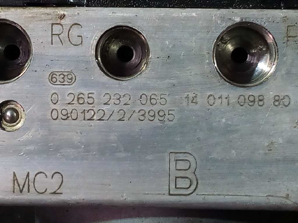 PEUGEOT Expert 2 generation (2007-2020) ABS pumpe 0265232065, 0265800696, P3-A8-13-3 18556602