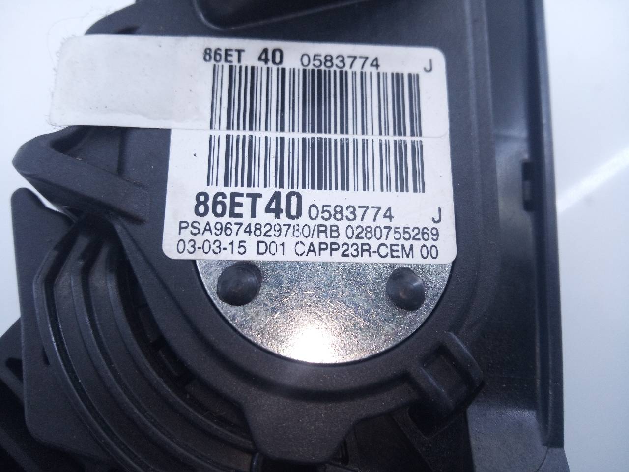 CITROËN C4 Picasso 2 generation (2013-2018) Gaspedal 9674829780,E3-B2-34-3 18774482