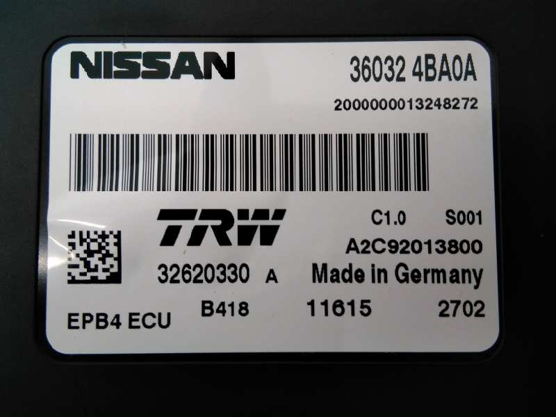 NISSAN X-Trail T32 (2013-2022) Other Control Units 360324BA0A, 32620330A, E3-B4-33-3 18565433