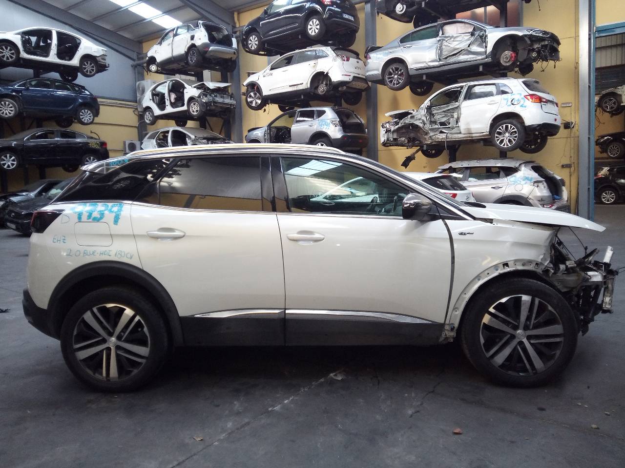 PEUGEOT 3008 2 generation (2017-2023) Стеклоподъемник задней правой двери 9810488480, E1-B3-32-1 24039256