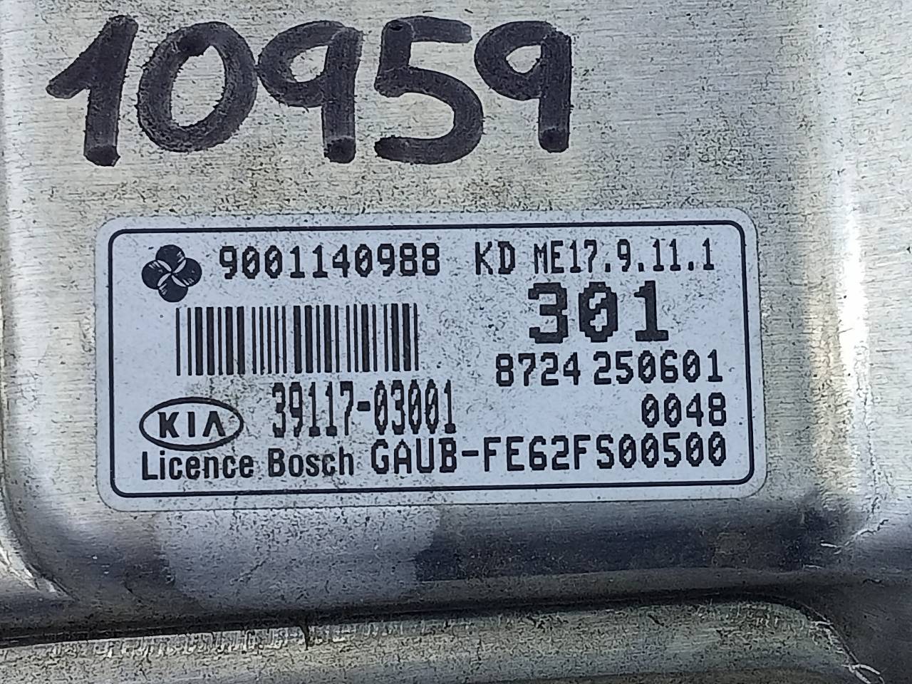 KIA Rio 3 generation (2011-2017) Variklio kompiuteris 3911703001,E3-A3-23-4 21800982