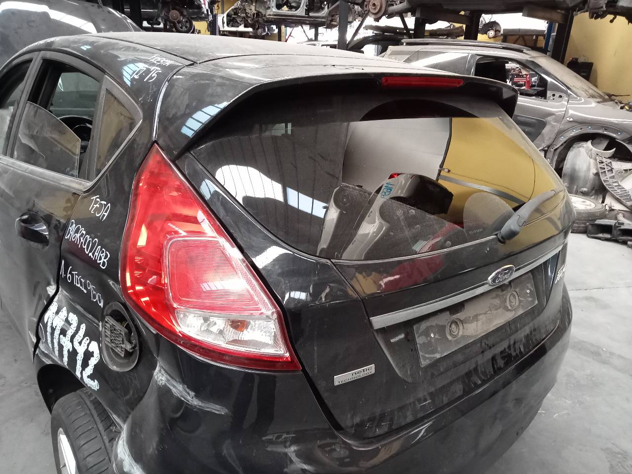 KIA Fiesta 5 generation (2001-2010) Bagasjelokk bak 21700301