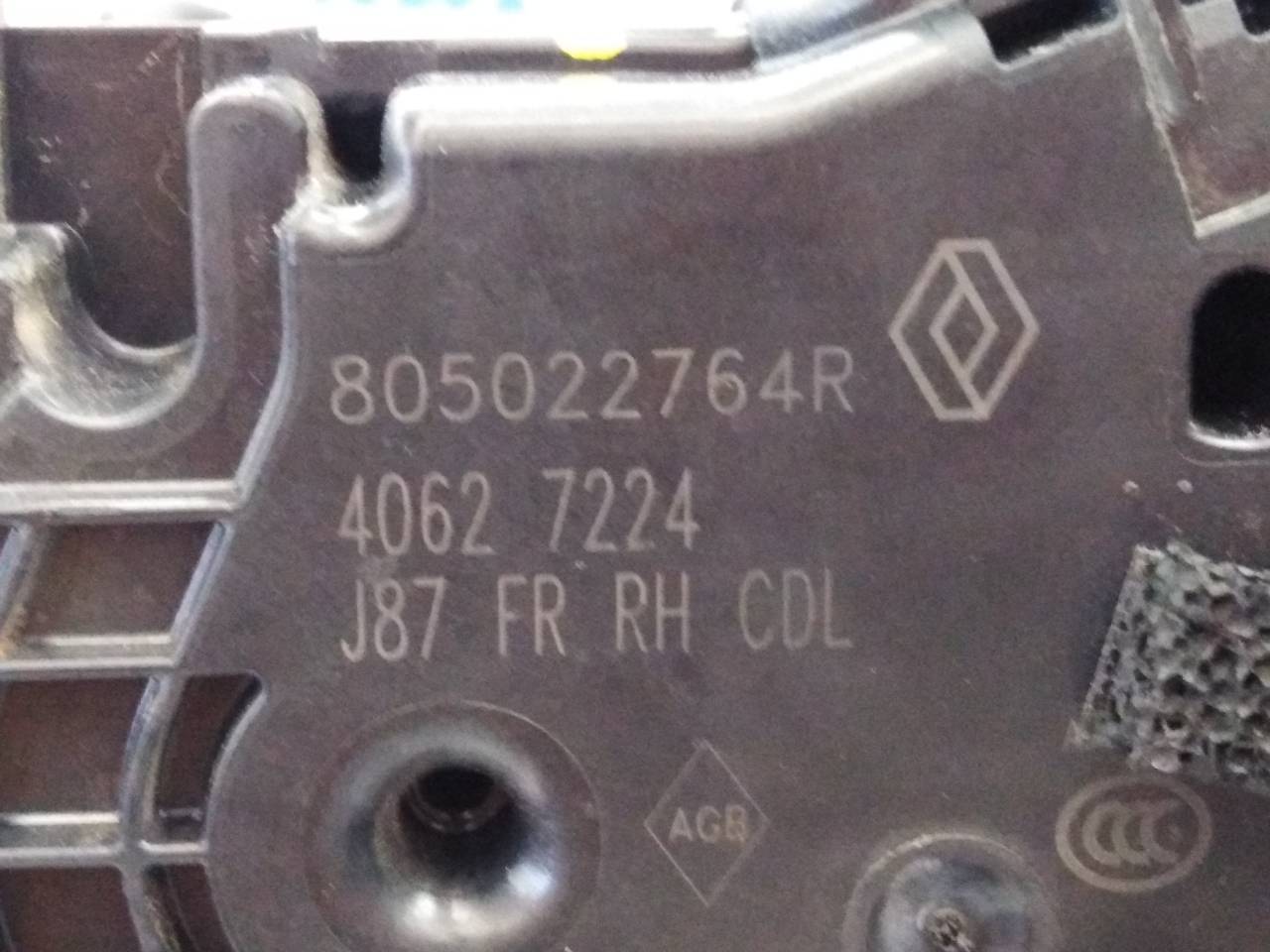 RENAULT Captur 1 generation (2013-2019) Front Right Door Lock 805022764R, E1-A1-4-2 18653883