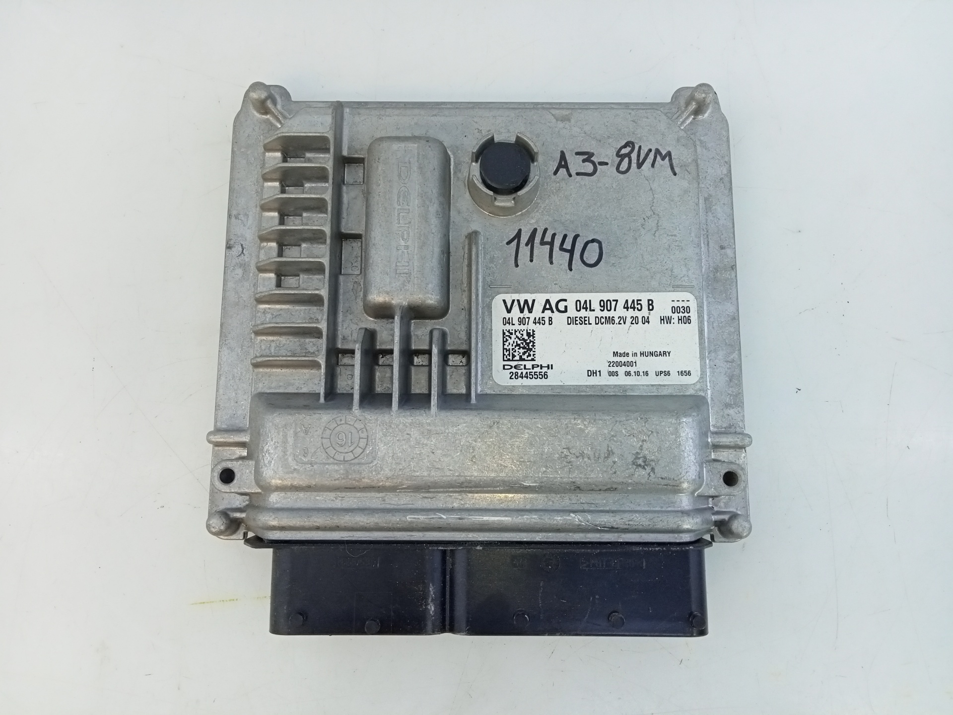 AUDI A3 8V (2012-2020) Calculateur d'unité de commande du moteur 04L907445B, E2-A1-45-3 20144513