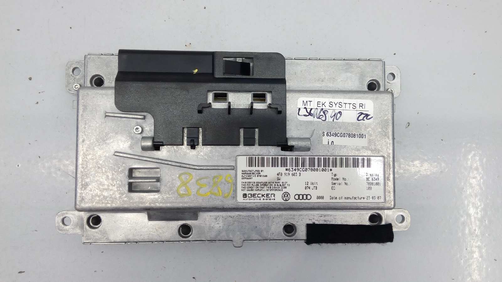 AUDI A6 C6/4F (2004-2011) Music Player With GPS 4F0919603, E2-A1-10-4 18528939