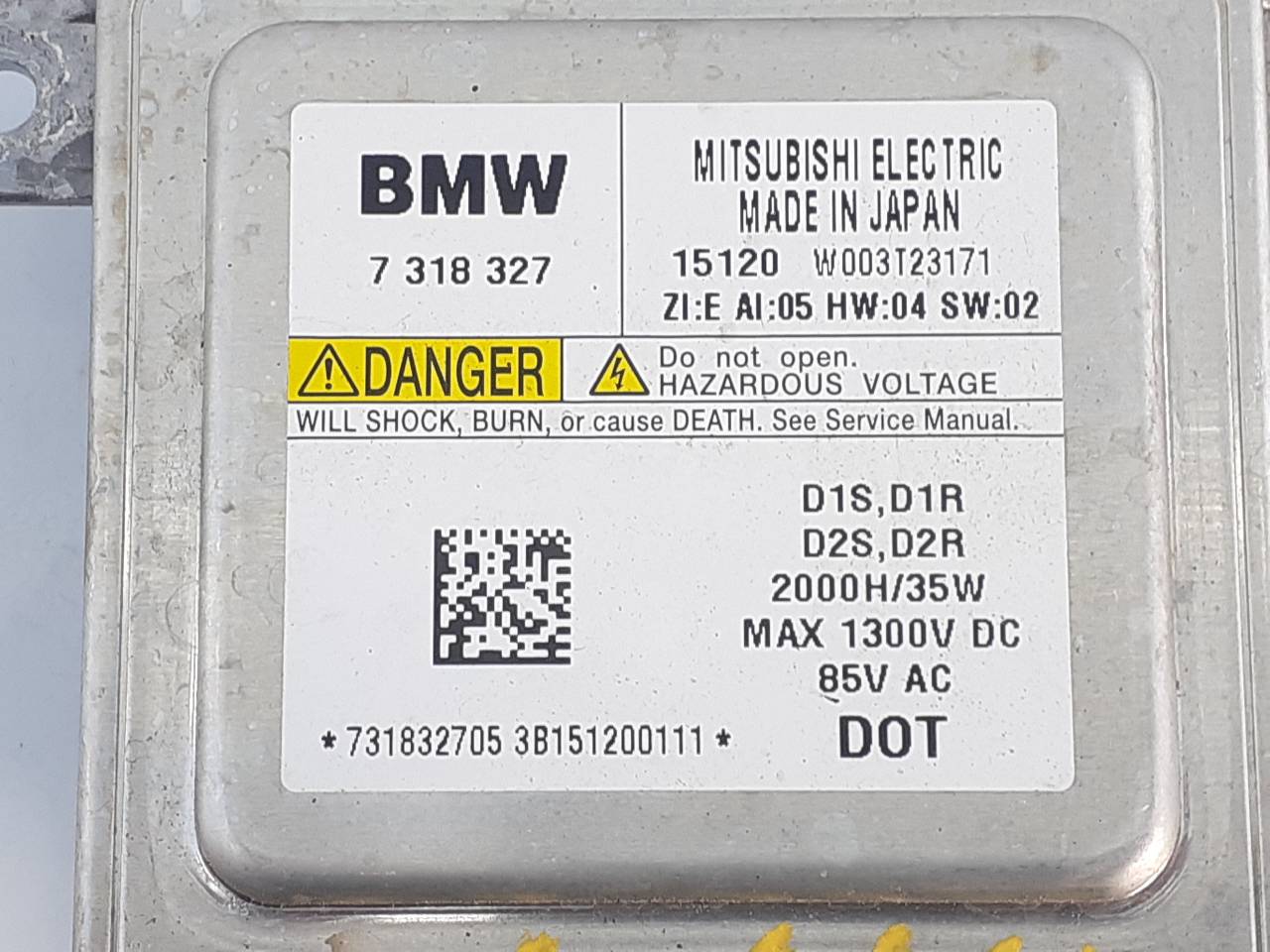 BMW 2 Series F22/F23 (2013-2020) Xenon lys kontrollenhet 7318327, W003T23171, E3-A2-24-1 18766936
