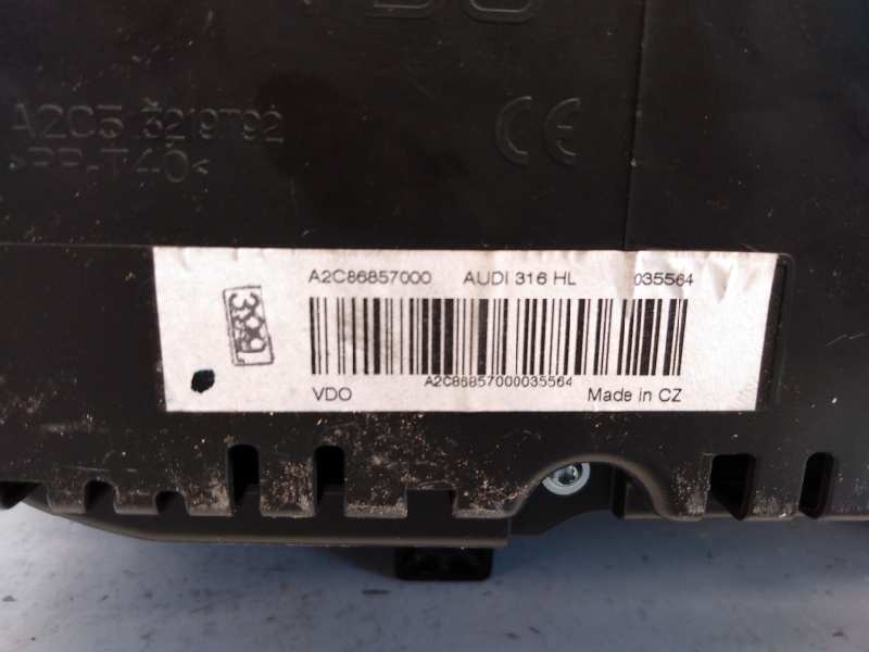 AUDI Q3 8U (2011-2020) Speedometer 8U0920930G, A2C86857000, E2-A1-24-1 18607280