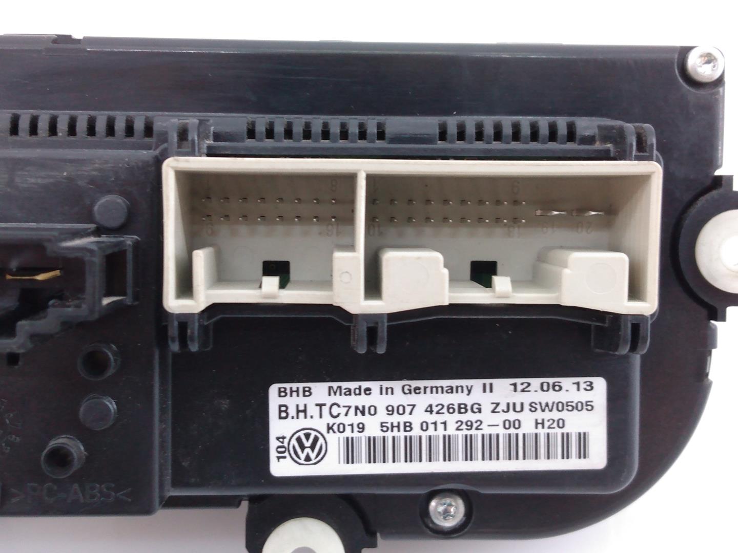 VOLKSWAGEN Passat B7 (2010-2015) Pегулятор климы 5HB01129200,E2-A1-10-6,7N0907426BG 18604377