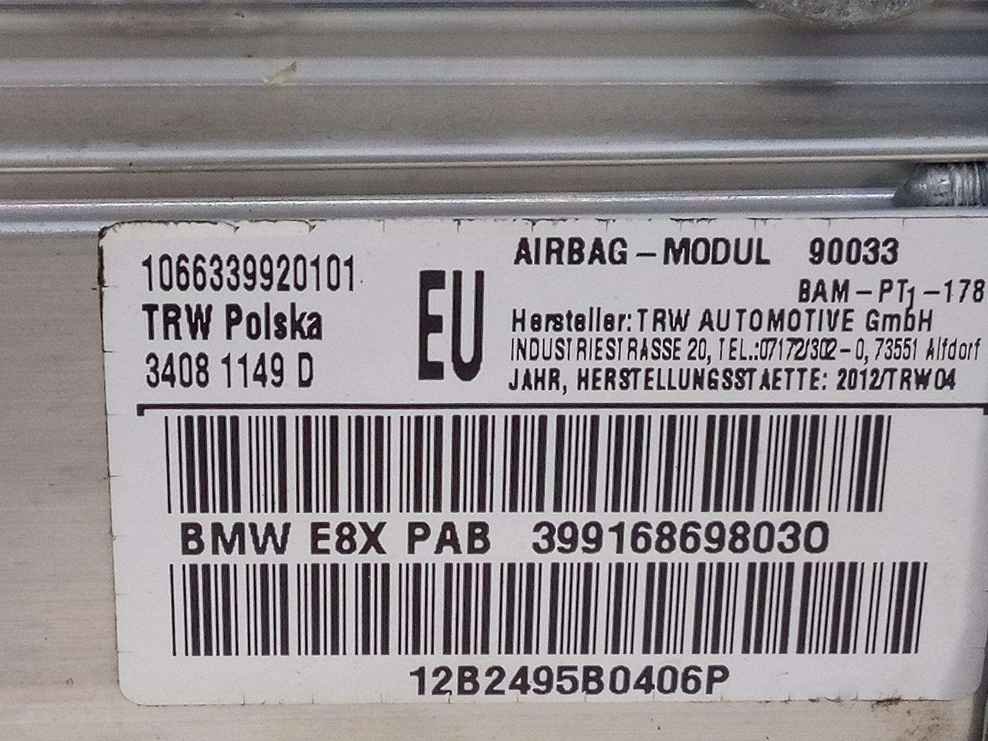 BMW 1 Series E81/E82/E87/E88 (2004-2013) Other part 12B2495B0406P,399168698030,E3-A2-22-1 21827650