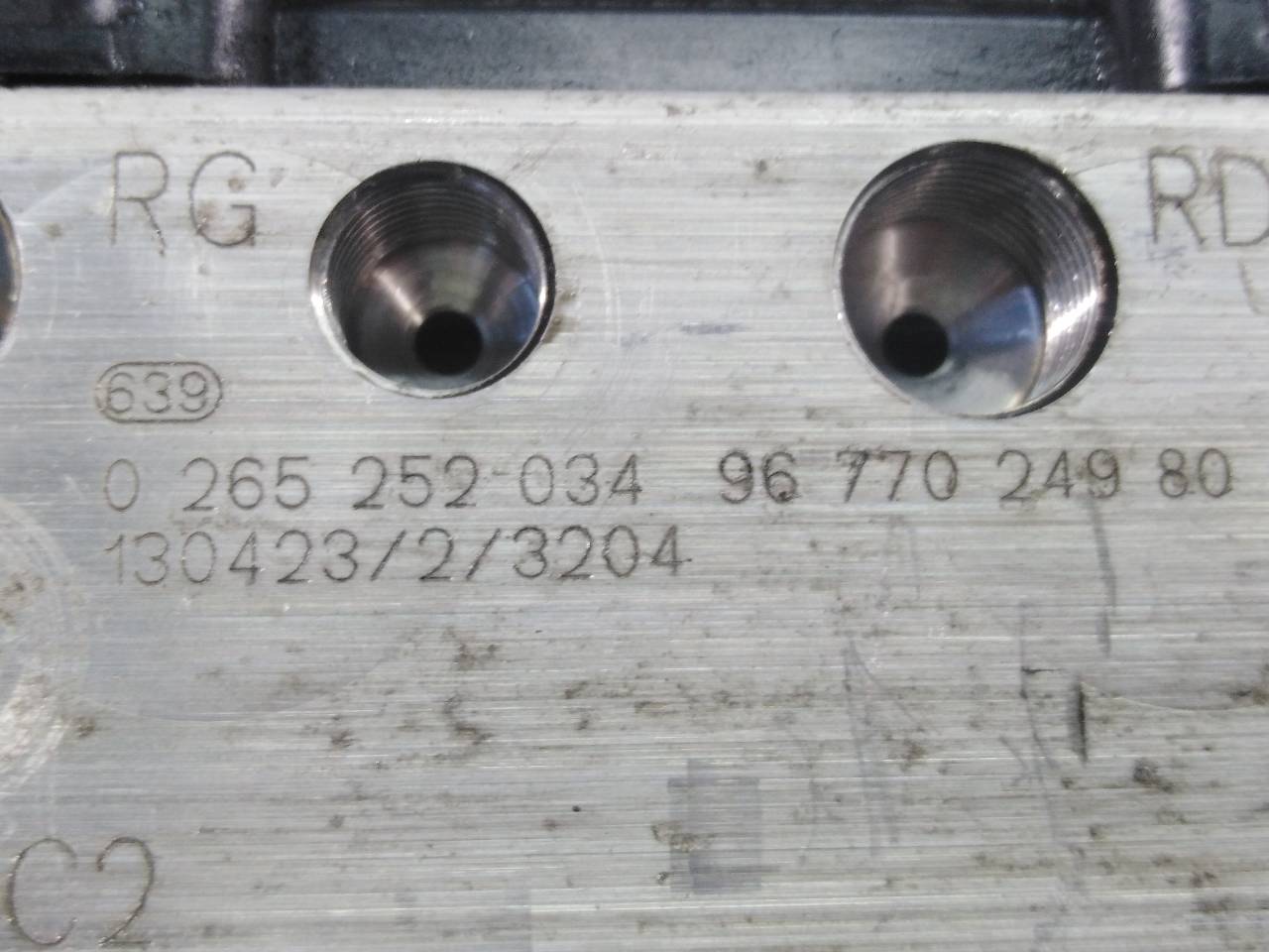 CITROËN C4 2 generation (2010-2024) ABS Pump 9677024980, 0265252034, P3-A8-25-1 18680507