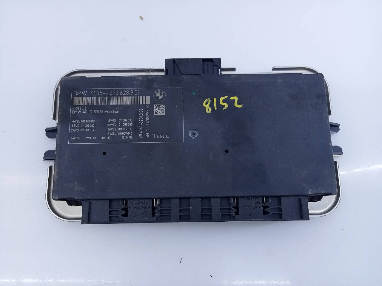 BMW 5 Series F10/F11 (2009-2017) Other Control Units 61359273628901, E3-A2-29-2 21799418