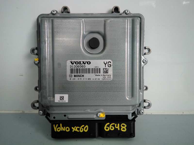 VOLVO XC60 1 generation (2008-2017) Engine Control Unit ECU 31336983, 0281018414, E3-B5-48-3 18512188