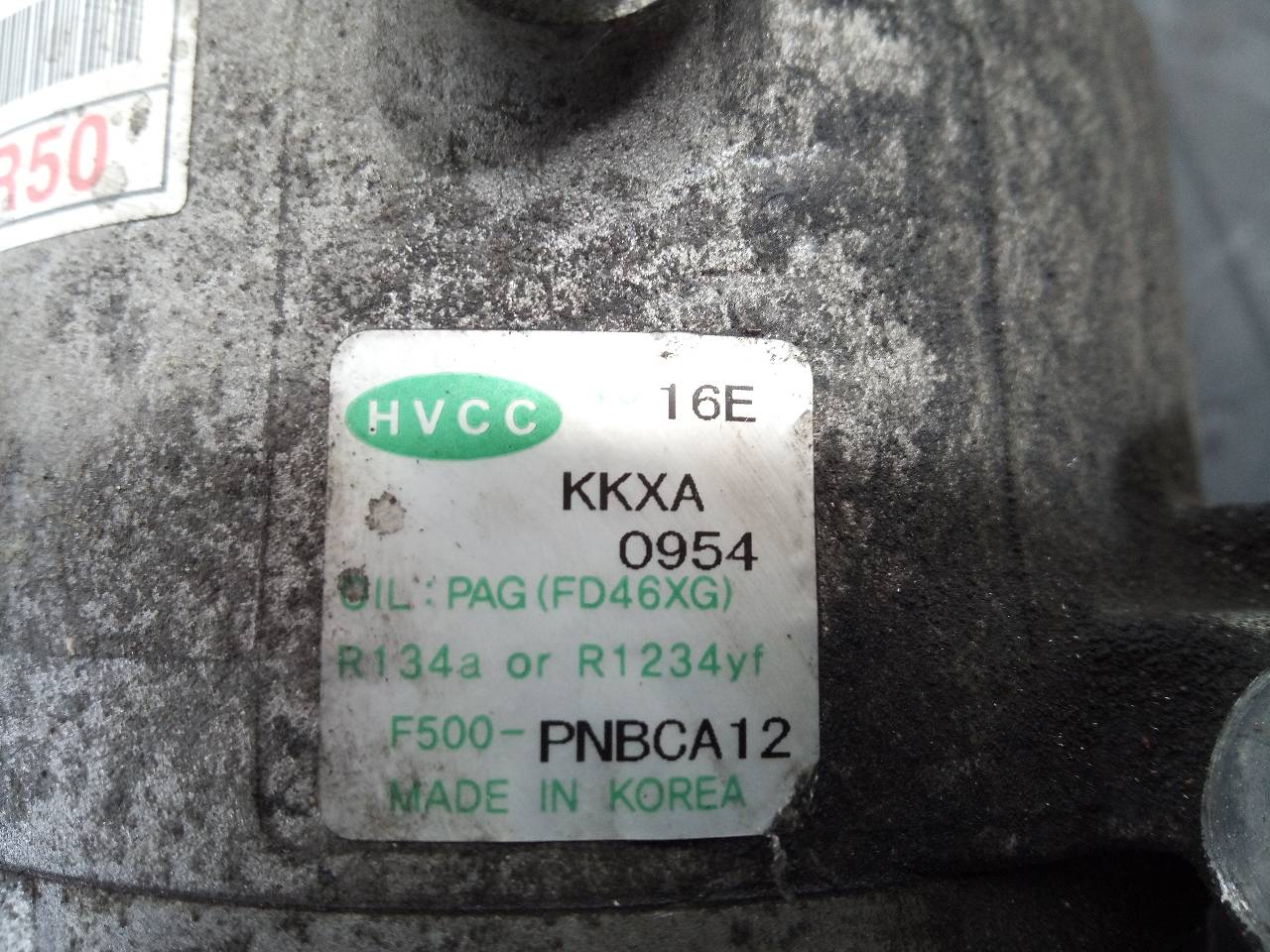 KIA Carens 3 generation (RP) (2013-2019) Aircondition pumpe F500PNBCA12,R1234YF,P3-A3-23-1 21820911