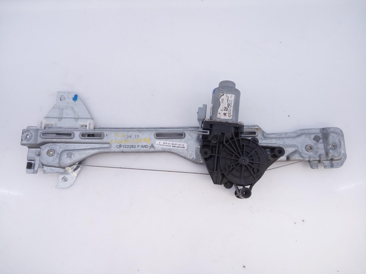 DODGE C-Elysee 2 generation (2012-2017) Rear Right Door Window Regulator 9674437280, E1-A4-52-2 23248358