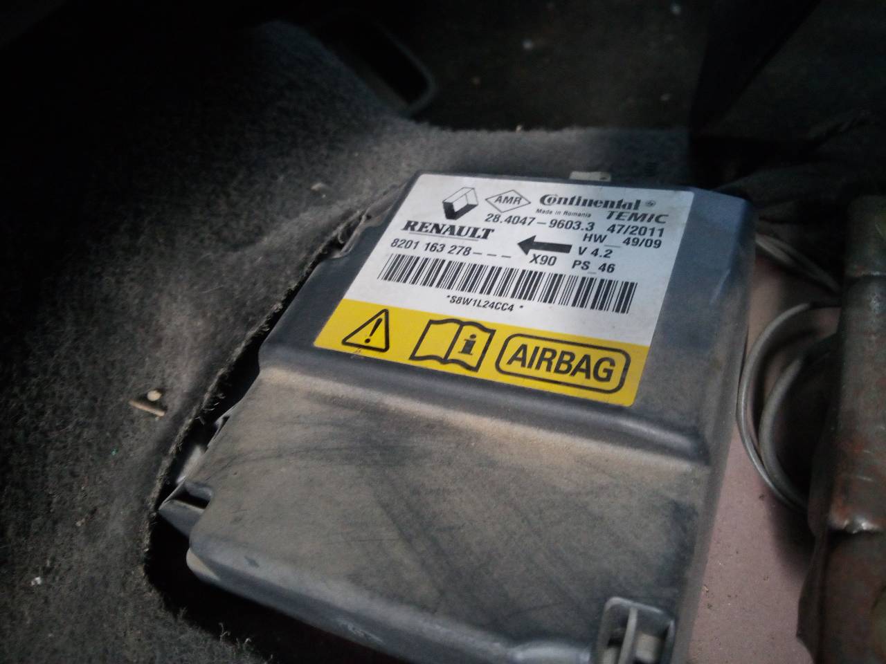 DACIA SRS Control Unit 8201163278 24083774