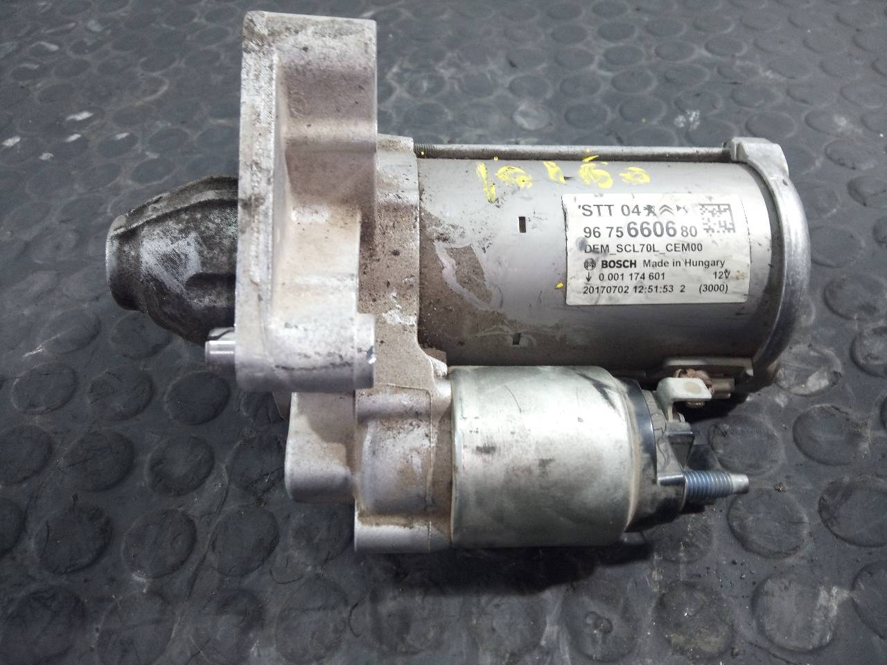 OPEL Crossland X 1 generation (2017-2023) Starter Motor 9675660680, P3-A10-7-1 21796941